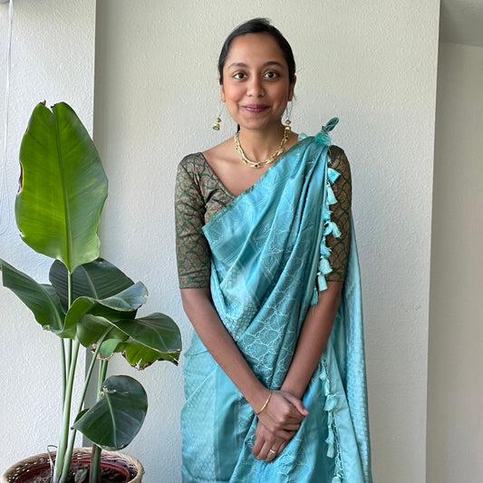 Sari drapes: #2 - Yakshagana parvati kase drape