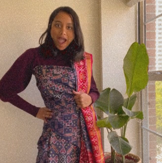 Sari drapes: #3 - Lapetawali drape